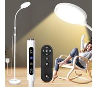 ROEDAX-HAO SAD Lamp, SAD Light Therapy Lamp with Remote, 7 Color Temperature & 9 Brightness SAD Lamp LED Desk lamp for Reading, Office, Home