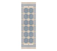 Röllakan Ruth wool runner carpet Blue 75x240