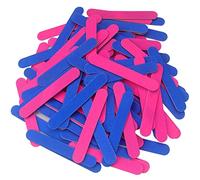 Roellgs 100 Pieces Professional Nail File, Double Sided Disposable Nail File, Professional Care mini Nail File for Girls