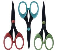 Roellgs 3 Pack Scissors Ultra Sharp Titanium Coated Blades Soft Comfort Grip Multi-Purpose Scissors
