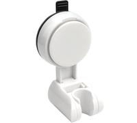 Roellgs Suction Shower Head Holder, MAX Hold 3 KG, Replacement Shower Holder, Height & Large Angle Adjustable, Self Adhesive, No Drilling, Universal, Removable, Stick on Head Bracket (White)