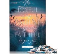 Römer 1212 Zitat Puzzles für Erwachsene 1000 Teile Puzzle für Erwachsene und Teenager Familienspiel 1000 Teile (38x26cm)