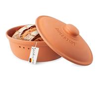 Römertopf, casseurola Round Oven, for the Bread, in terracotta