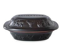 Römertopf Rustico Roasting Dish for 1 Person - 1.2 Litre Casserole Dish with Ceramic Lid - For Stewing, Roasting and Steam Cooking - Oven-Safe
