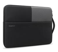 ROEPHY 15.6 Inch Laptop Sleeve Case,Water Resistant Laptop Carry Protective Case with Handle for Macbook Pro Air/HP Envy Pavilion/ASUS/Dell/Acer/Lenovo/LG/MSI,Black