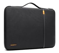 ROEPHY 17 Inch Laptop Sleeve Case, Water-Resistant Laptop Protective Carry Case with Retractable Handle for Dell XPS 17,HP Envy Pavilion 17,Lenovo Ideapad 17,ASUS Vivobook 17,Acer Aspire 17,Black