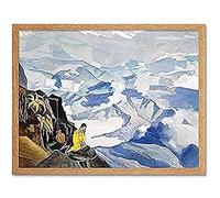 Roerich Drops Of Life Mountain Landscape Painting Unframed Wall Art Print Poster Home Decor Premium