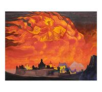 Roerich Saint Sophia Almighty Wisdom Symbolism Painting Large Wall Art Print Canvas Premium Mural