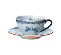 Rörstrand Ostindia cup with saucer 16 cl gift wrap Blue-white