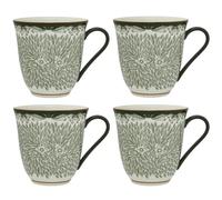 Rörstrand - Ostindia Floris Mug 30 cl 4-pack, Green - Green