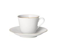 Rörstrand Swedish Grace Gala coffee cup with saucer white