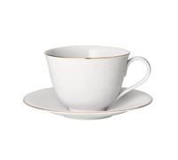 Rörstrand Swedish Grace Gala teacup with saucer white
