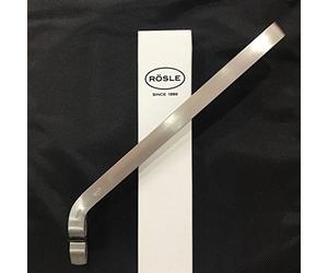 Rösle 17160 barbecue tongs, stainless steel, silver, 12.4 x 2.15 x 1 inch