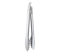 RÖSLE Barbecue Tongs, High-Quality Barbecue Tongs with Patented Locking System for Grilling, Cooking and Serving, 30 cm, 18/10 Stainless Steel, Dishwasher Safe, Silver