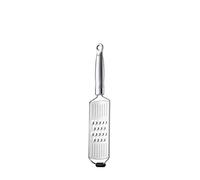 RÖSLE Coarse Grater for Raw Food, Potatoes, Vegetables or Cheese, 36 x 7.7 x 2 cm, Stainless Steel 18/10 with Silicone Base and Protective Cover