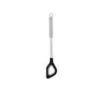 Rösle Cooking Spoon With Silicone Hole Mixing Spoon With Silicone Coating And Round Handle, Stainless Steel 18/10, Dishwasher Safe
