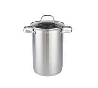 RÖSLE Elegance Asparagus and Pasta Pot, High-Quality Pot for Preparing Pasta or Vegetables, 4.5 litres, Stainless Steel 18/10, Sieve Insert, Dishwasher Safe, 30.5 x 17.3 x 24.7 cm, Silver
