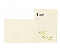 Rössler 2052705802 A6 Linen Embossed Card - Ivory