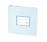 Rössler Baby Boy 13161930008 Photo Book with 2-Ring Binding, 50 Pages, Light Blue, Birth and Christening, 1 Piece
