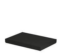 Rössler Boxline 13521453700 Cardboard Box Rectangular Suitable for DIN A4, Black, Pack of 1