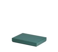 Rössler Gift Box with Lid for DIN A4 | Box with Lid | Birthday Gift Box | Box with Lid | Dimensions: 225 x 325 x 30 mm | Colour: Green | Opal