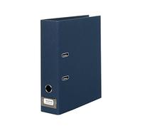 Rössler SOHO 80mm Spine A4 Lever Arch File with Metal Index Holder - Navy Blue
