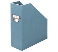 S.O.H.O. 1318452151 A4 Denim Magazine Rack With Index Holder And Handle