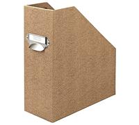 Rössler Papier 1318452601 - S.O.H.O. Tijdschriftenmap voor DIN A4, met handgreep en beschrijfbaar etiket, 11.5 x 26 x 31.5 cm, Special Line Hazelnoot, 1 stuk