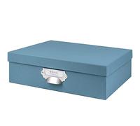 S.O.H.O. 1343452150 Denim Storage Box With Handle And Index Holder