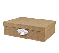 Rössler Papier 1343452600 - S.O.H.O. Opbergdoos met handvat en beschrijfbaar inlegetiket, Special Line Hazelnoot, 1 stuk