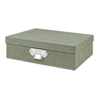 Rössler Papier 1343452670 - S.O.H.O. Opbergdoos met handvat en beschrijfbaar inlegetiket, Special Line Sage, 337 x 105 x 255 mm, 1 stuk