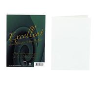 Rössler Papier 20221711 - Dubbele kaarten DIN A6, 25 stuks, Excellent, wit