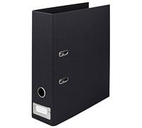Rossler SOHO A4 80 mm Spine Lever Arch File with Metal Index Holder - Black
