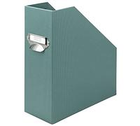 Rössler S.O.H.O. 1318452381 Magazine File for DIN A4 with Handle and Writeable Insert Label 11.5 x 26 x 31.5 cm Opal