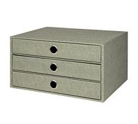 Rössler S.O.H.O. 3 Drawer Box for A4 with Finger Hole, Special Line, Sage