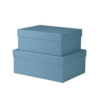 Rössler S.O.H.O. Boxline 13491453150 Set of 2 Rectangular Denim