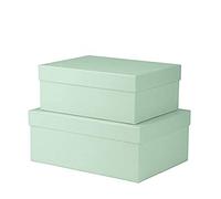 Rössler - S.O.H.O. Boxline Set of 2 Rectangular Gift Boxes Mint