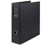 Rössler SOHO 80mm Spine A4 Lever Arch File with Index Aperture - Black