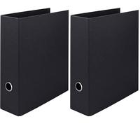 Rössler SOHO A4 85mm Spine Lever Arch File - Black 1317452700 (Pack of 2)