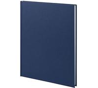 Rössler SOHO A4 Perfect Bound Plain Notebook with 96 Pages - Navy Blue