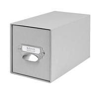 Rössler SOHO CD Storage Box with Metal Index Holder - Neutral