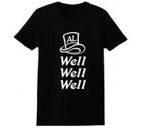 ROESXANP Men's Funny Well Well Well Anne Lister Ladies Gift for Mother Womans Mens Women Hi Vis 100% Cotton T-Shirts Black 3XL