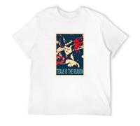 ROESXANP Men's John F Kennedy JFK Being Shot Texas is The Reason T-Shirts White S
