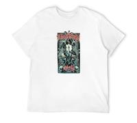 ROESXANP Men's Miss May I Gates of Death Band T-Shirts White L