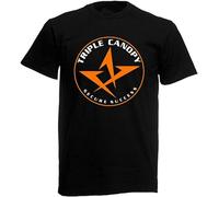 ROESXANP Men's Triple Canopy Security Black T-Shirts Black S