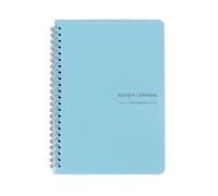 ROEUIPG 2pcs A5 Agenda Planner Notebook Diary Weekly Goal Habit Schedules Journal Notebooks For School Stationery Office(Blue-Spanish)