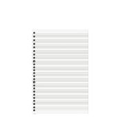 ROEUIPG 3pcs 60 Sheets Loose Leaf Binder Notebook A5 B5 A4 Refillable Page Diary Planner Office School Supplies Stationery Student Writing(English Refill,A5)