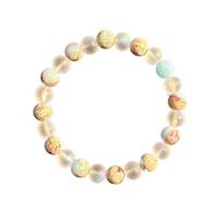 ROEUIPG 8mm Beads Bracelet Crystal Stone Bracelets Men Women Energy Jewelry Lucky Love Wealth Party Gifts