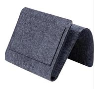 ROEUIPG Sofa Armrest Pockets Felt Bedside Storage Bag Organizer Bed Desk Bags Sofa TV Remote Control Hanging Caddy Couch Holder Pockets(Dark gray)