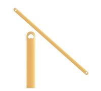 ROEUIPG Stainless Steel Cuff Bangle Plain Rod Bracelet Jewelry Making Accessories Personalised(Width 5mm,Heart gold)